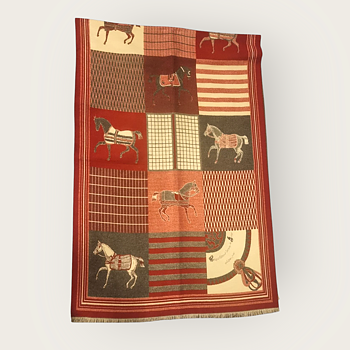 Soft Cashmere Horse Shawl