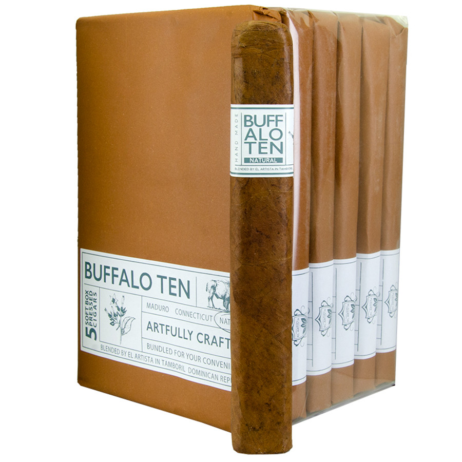 Buffalo TEN Natural Habano Toro