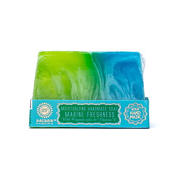 Naturlig handgjord tvål Marine Freshness  ± 80 gram