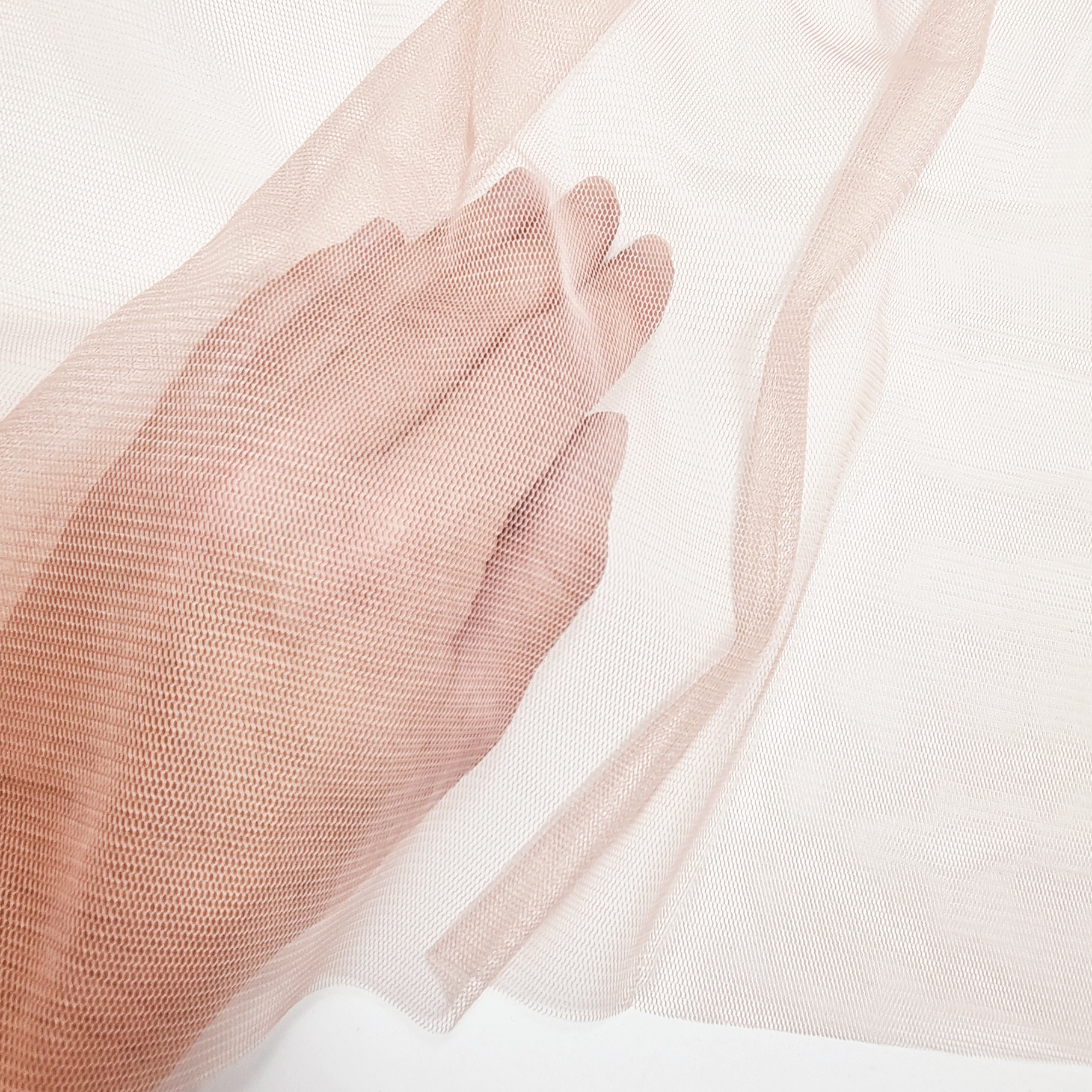 Transparent fint nät Peach AL9421