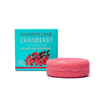 Naturlig schampokaka tranbär ± 60 gram