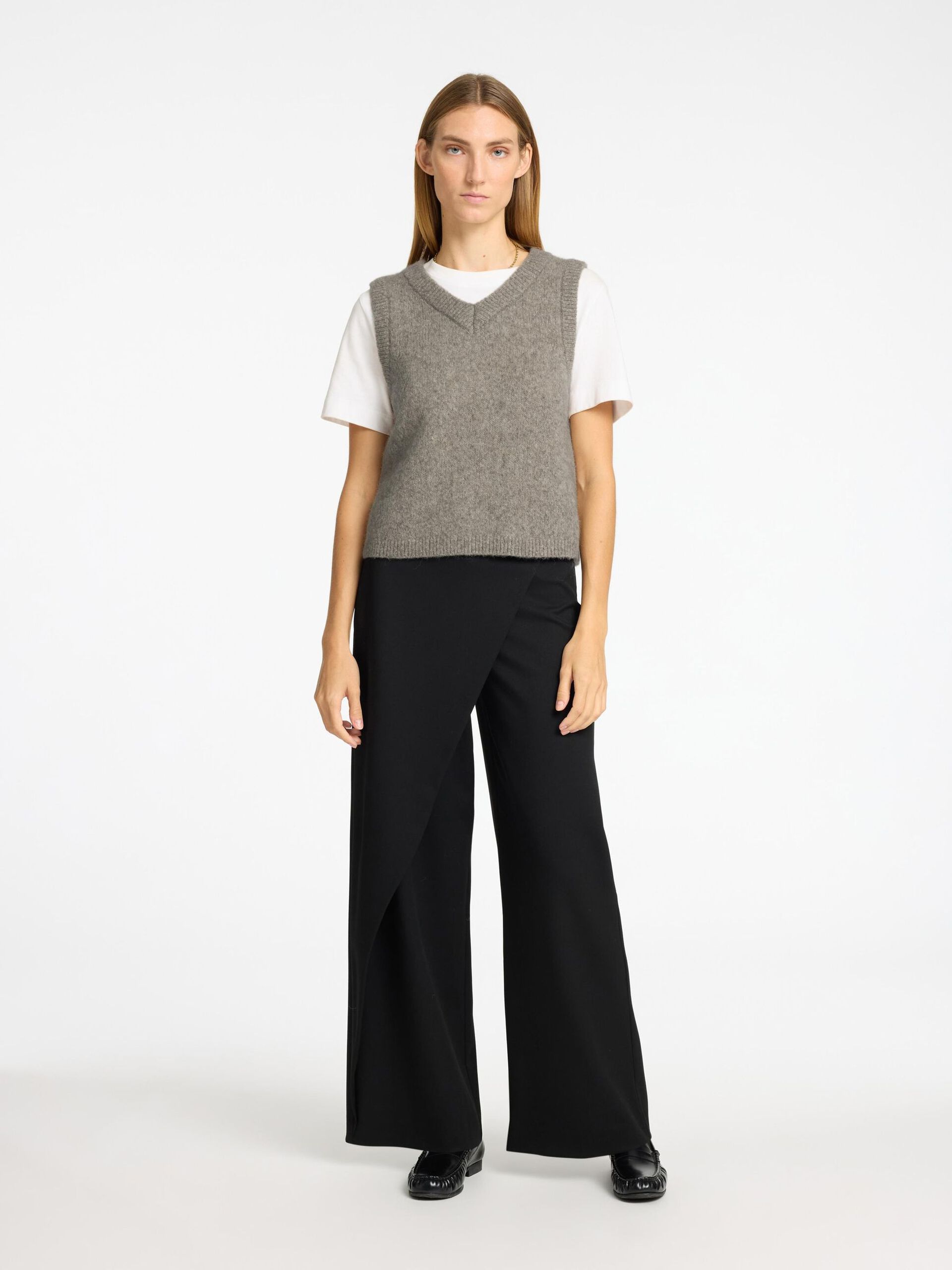 Selected Femme Classic Knitted Vest - 2