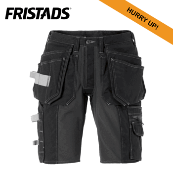 Hantverksshorts Fristads Stretch 2532 Svart