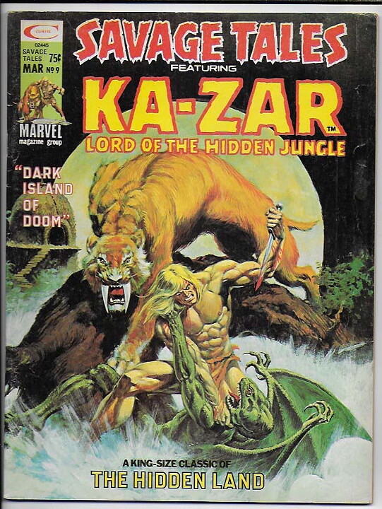 Savage Tales # 9 VF Ka-Zar