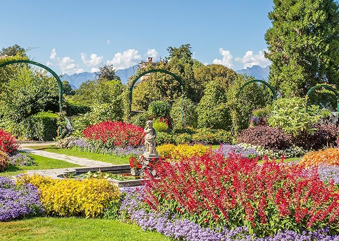 Park of Villa Pallavicino, Stresa Italy 1000 Bitar Ravensburger