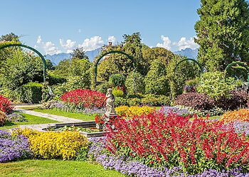 Park of Villa Pallavicino, Stresa Italy 1000 Bitar Ravensburger