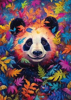 Panda in a Rainbow 1000 Bitar Schmidt