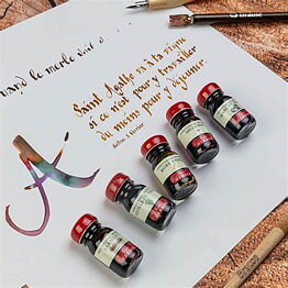 J.H cuvée set 5 writing inks 10ml
