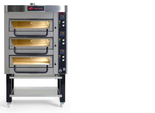 Pizzaugn B 1160 mm P20 Elektronisk i rostfritt  med stativ Mora ovens - 8