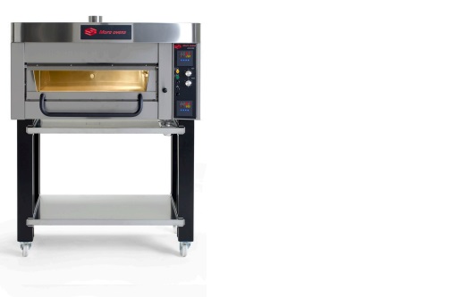 Pizzaugn B 1160 mm P20 Elektronisk i rostfritt  med stativ Mora ovens - 6