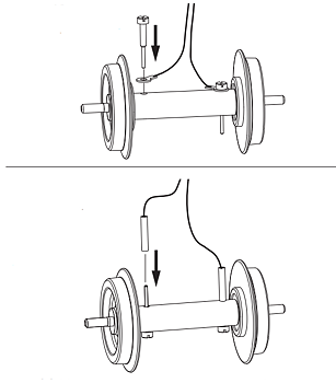 G-Metallradsatz ,kugelgelagert 35mm für Wagen (2 Stück)