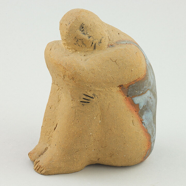 リサラーソン  座っている女性の彫刻  15cm  1975年
