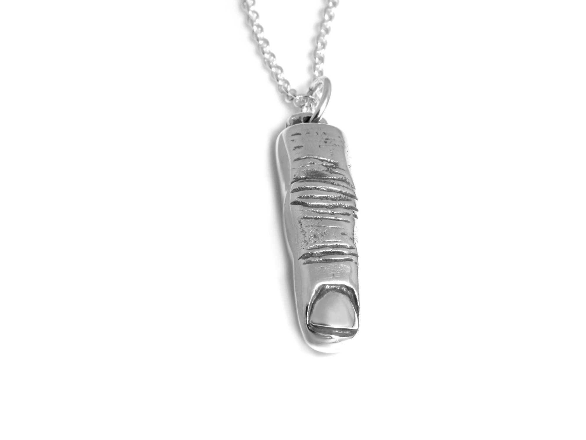 Finger Halsband, Anatomi Smycke i Silver - 2