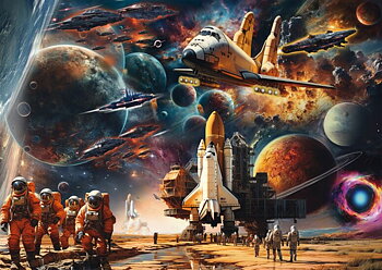 The Allure of Space Travel 1000 Bitar Schmidt