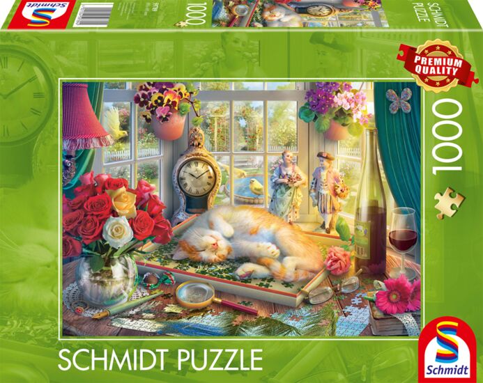 Puzzle Time With the Cat 1000 Bitar Schmidt - 2