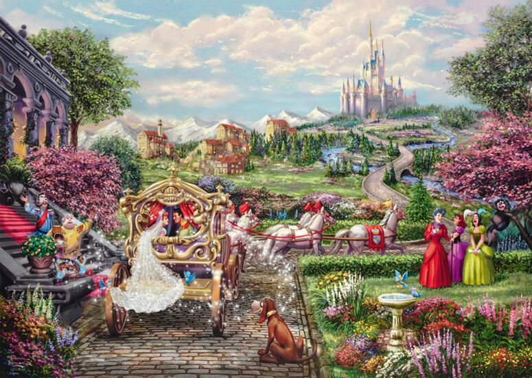 Cinderella Happily Ever After 1000 Bitar Schmidt