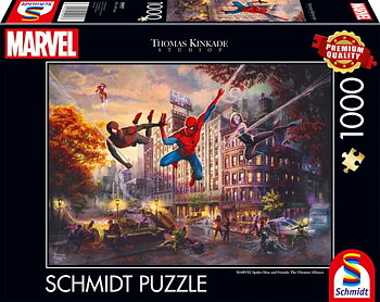 MARVEL Spider-Man and Friends 1000 Bitar Schmidt