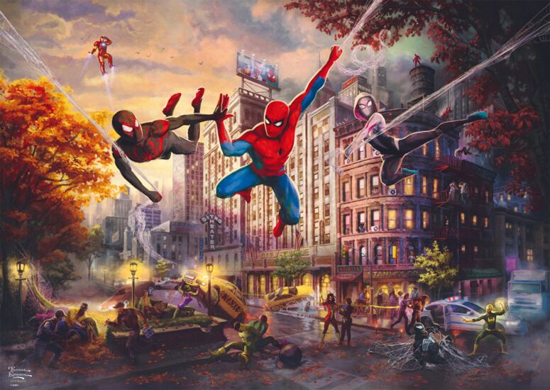 MARVEL Spider-Man and Friends 1000 Bitar Schmidt