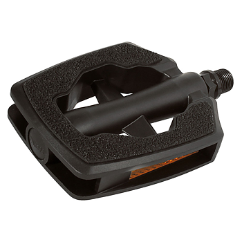 Pedaler SP-890 Mattsvart Med Halkskydd 9/16