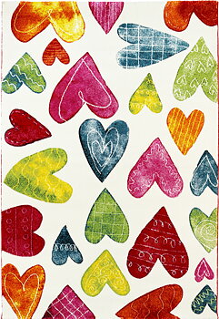 Hearts Barnmatta 120x170cm