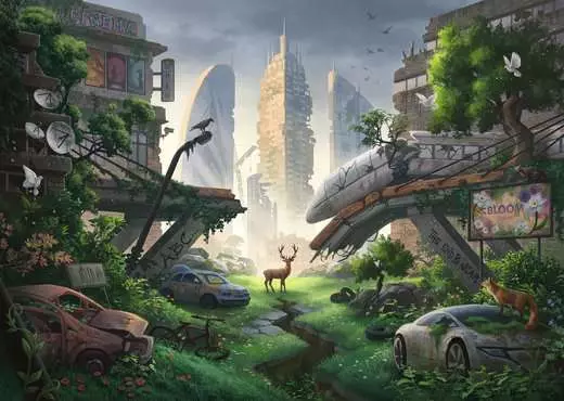 Desolated City Escape Puzzle 368 Bitar Ravensburger
