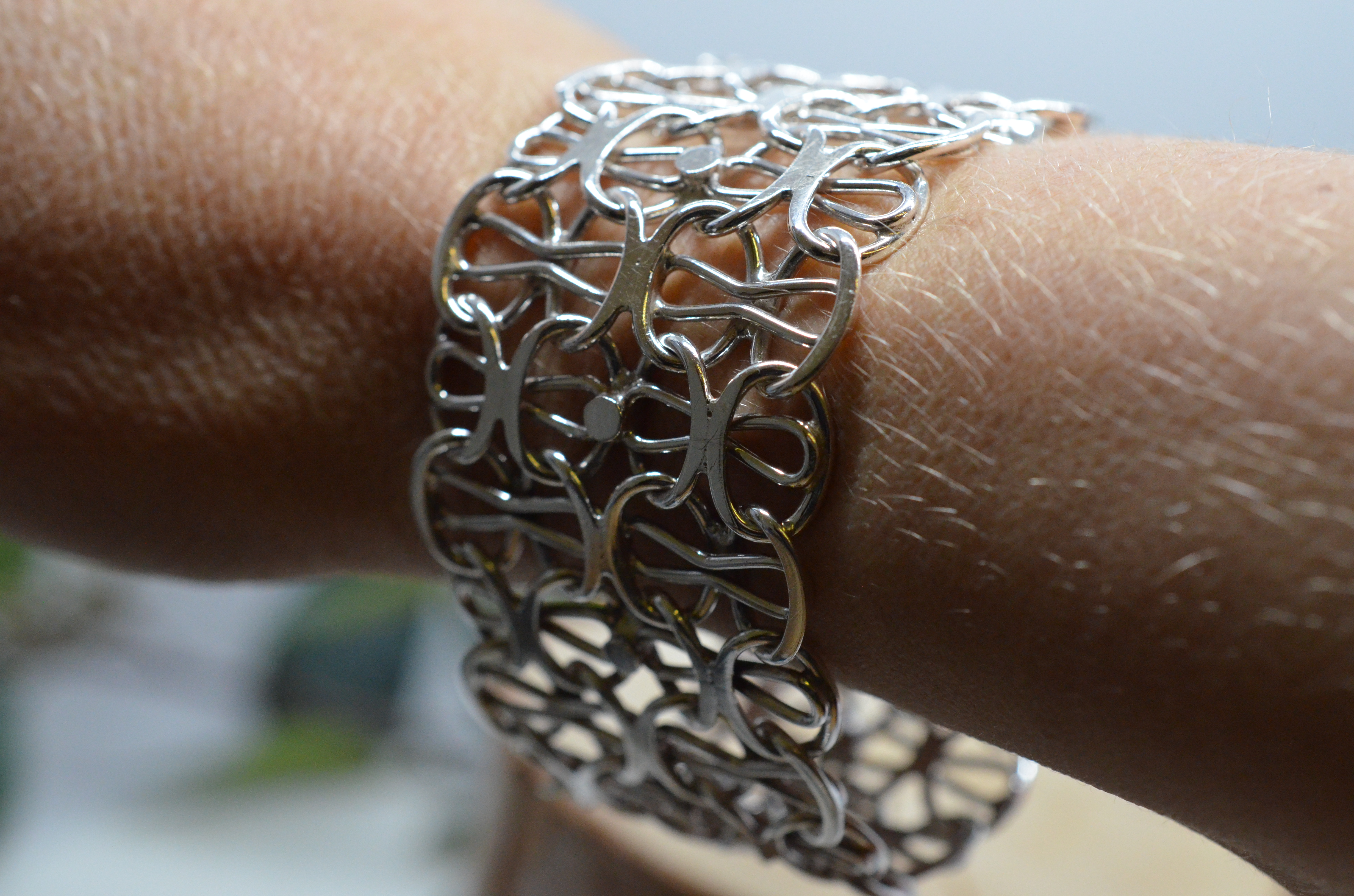 Vintage silver bracelet, 1975 - 3