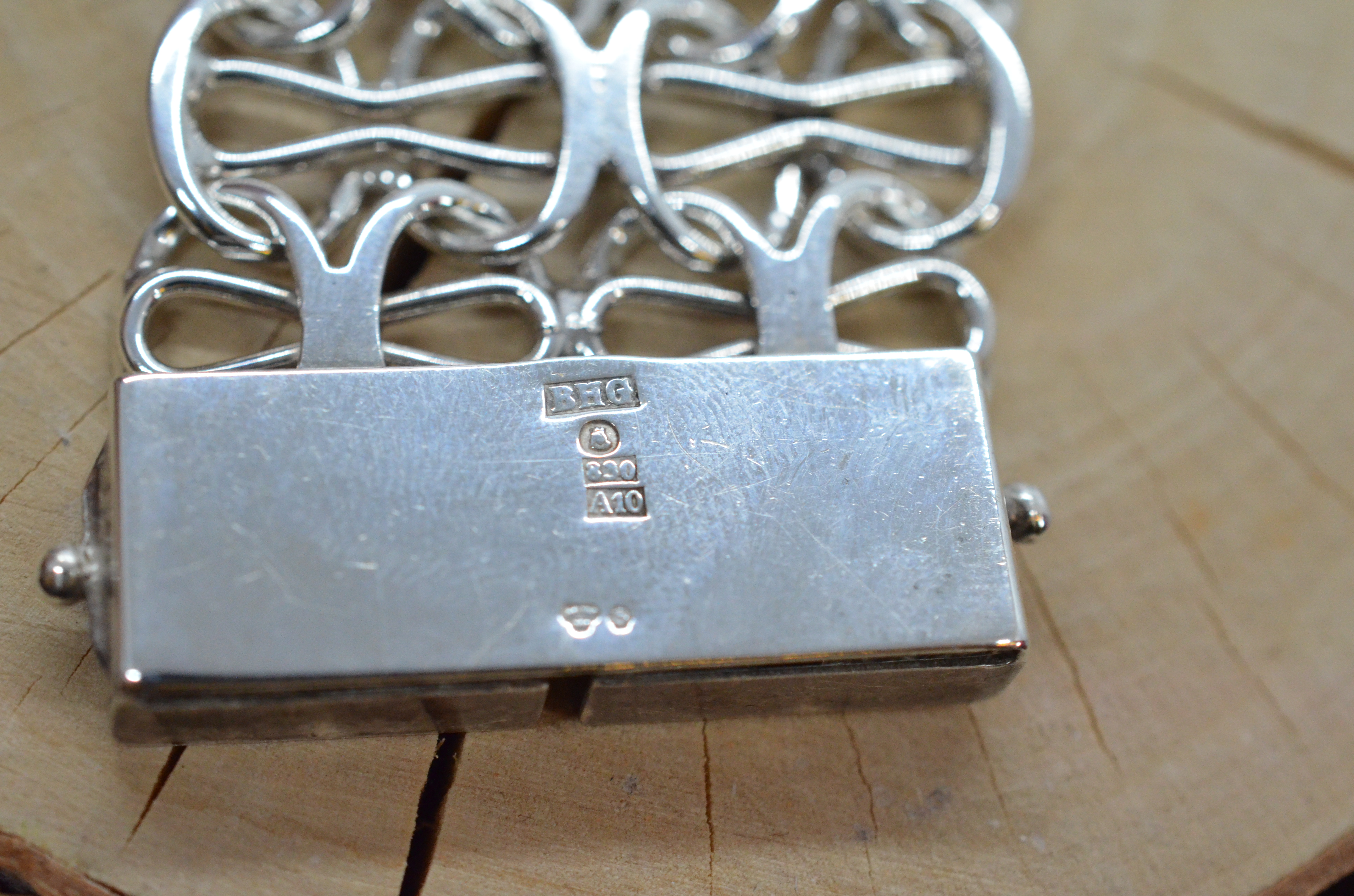 Vintage silver bracelet, 1975 - 4