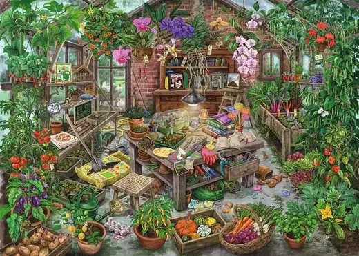 The Greenhouse Escape Puzzle 368 Bitar Ravensburger