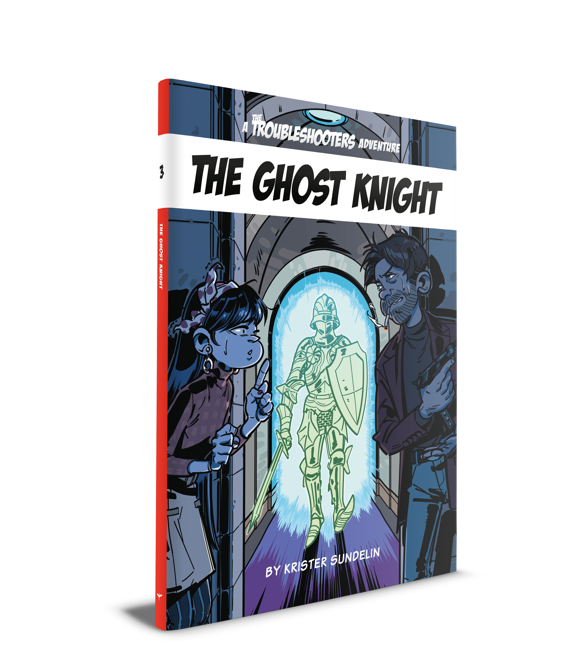 Mockup of the book The Ghost Knight