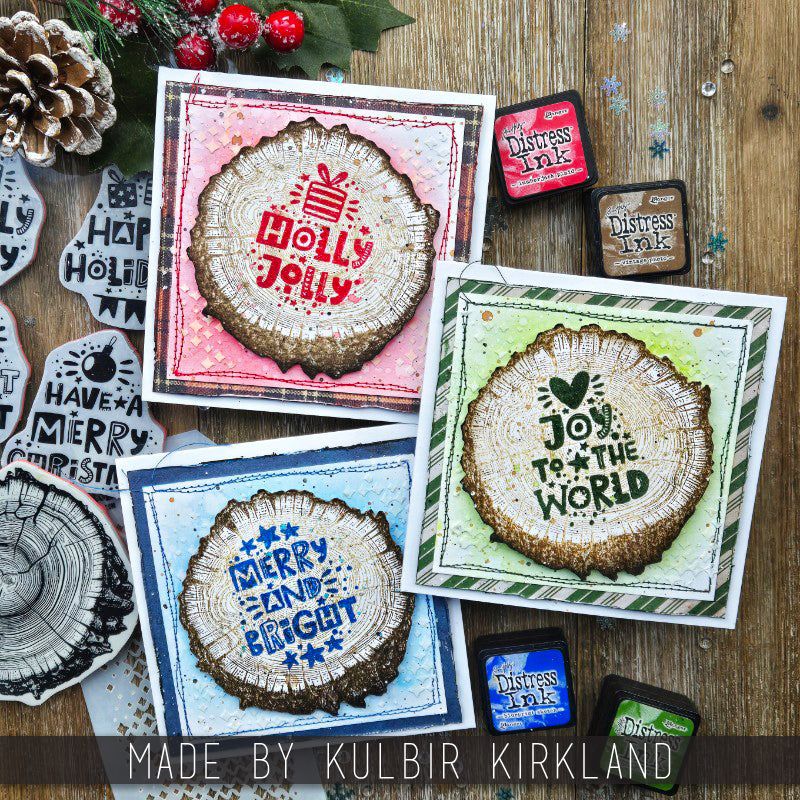 Tim Holtz Cling Rubber Stamps Holiday Whatnots CMS496 - 5