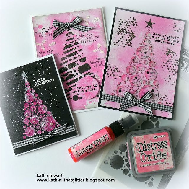 Tim Holtz Cling Rubber Stamps Home For Christmas CMS498 - 5