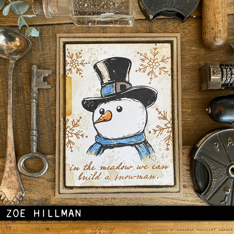 Tim Holtz Cling Rubber Stamps Mr. Frostie CSM499 - 6