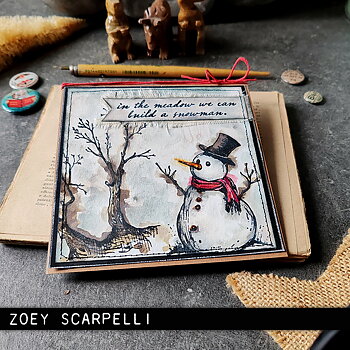 Tim Holtz Cling Rubber Stamps Mr. Frostie CSM499