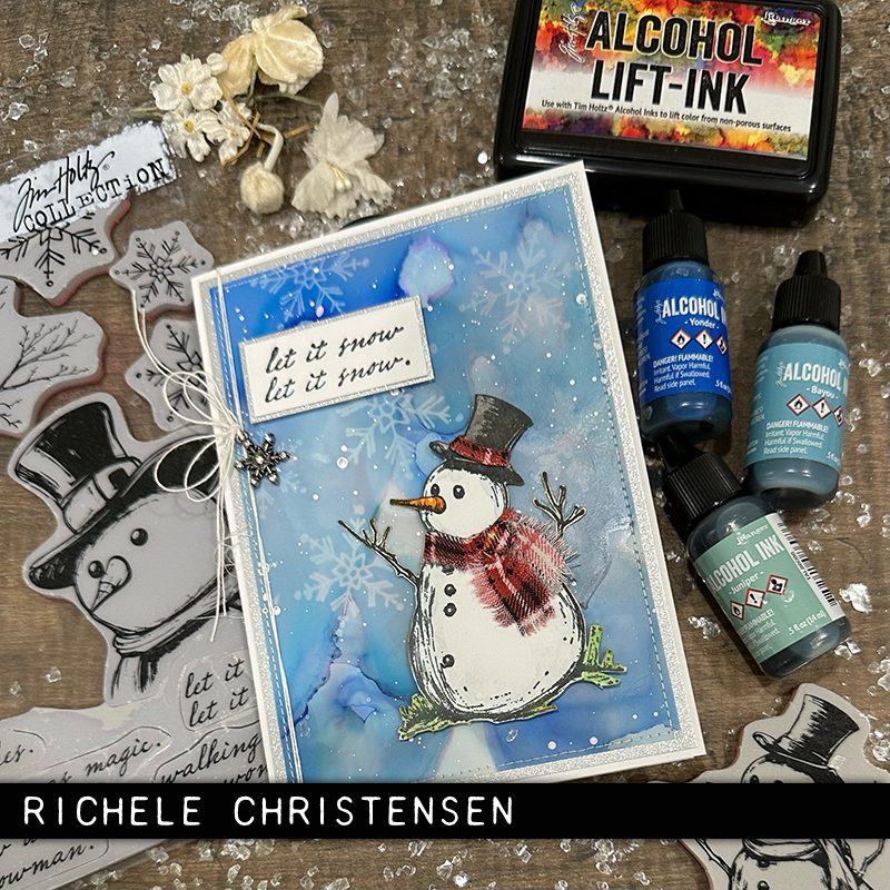 Tim Holtz Cling Rubber Stamps Mr. Frostie CSM499 - 7