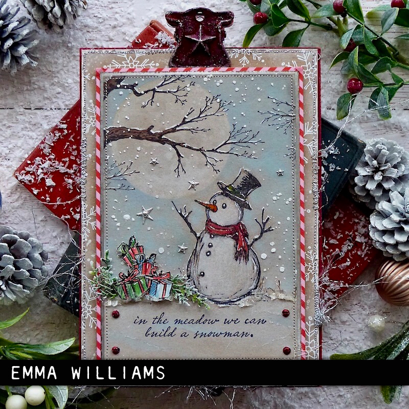 Tim Holtz Cling Rubber Stamps Mr. Frostie CSM499 - 11