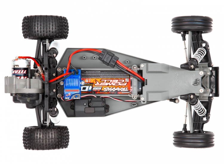 Traxxs Bandit 2WD 1/10 RTR TQ Röd  inkluderar batteri och usb c-laddare - 4