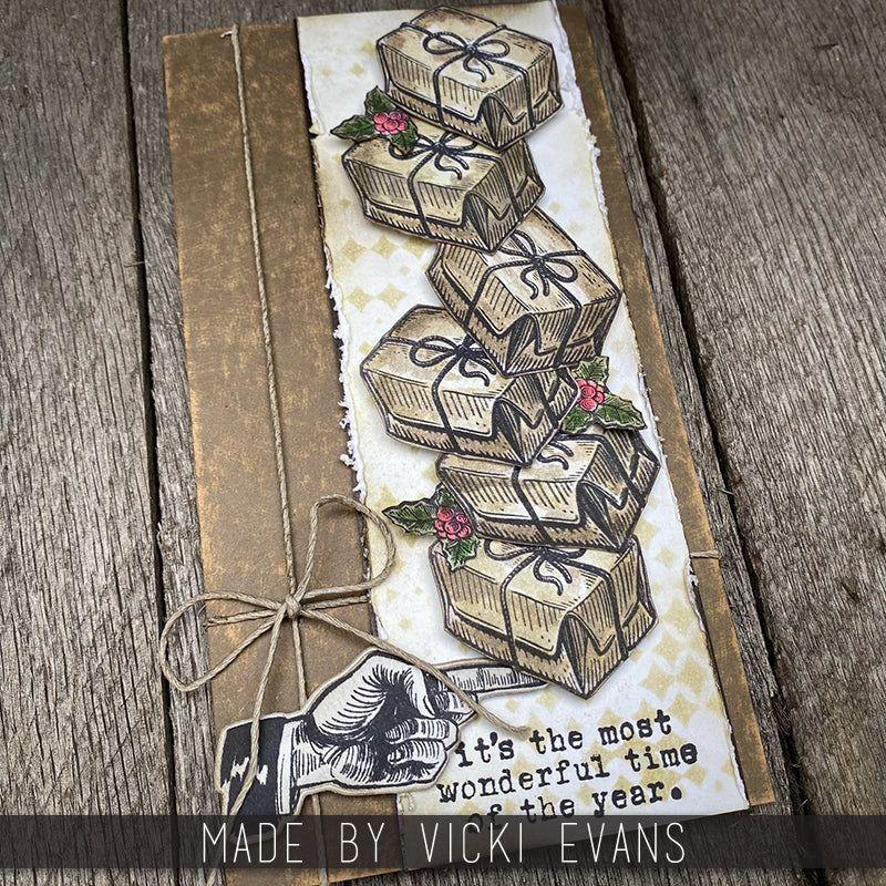 Tim Holtz Layering Stencil Sparkle Fade  THS188 - 4