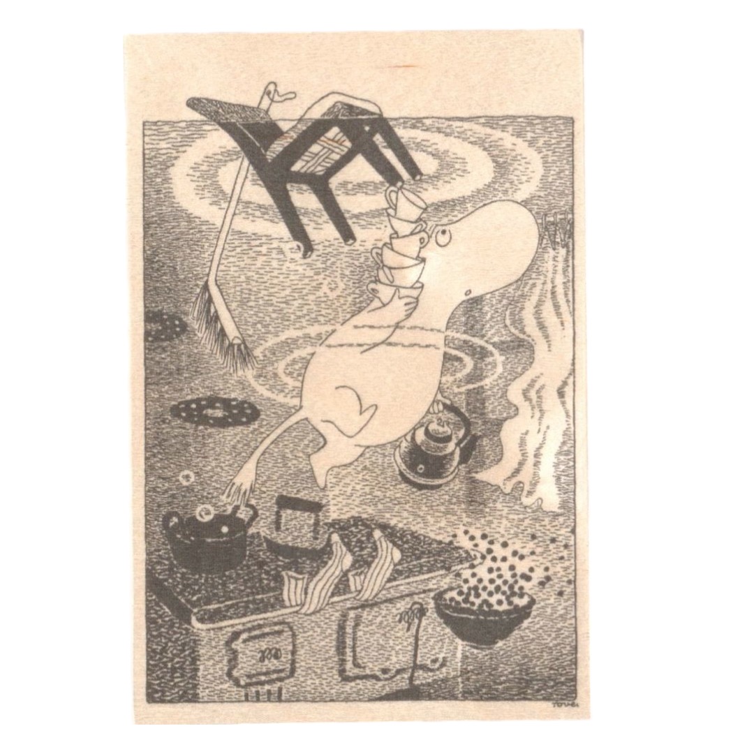 Moomin Wooden Card - Flood