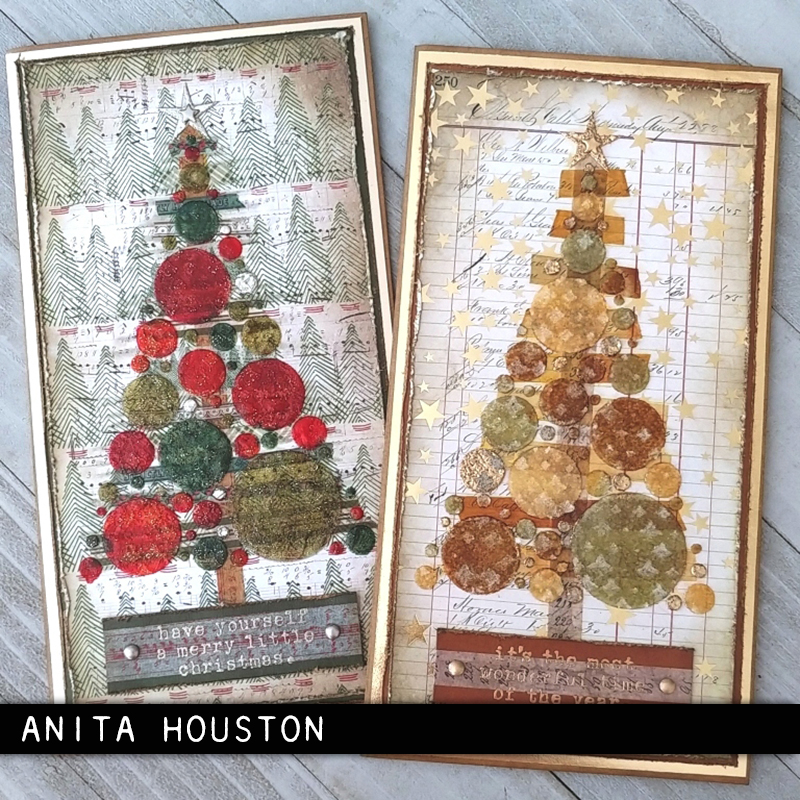 Tim Holtz Layering Stencil Modern Tree  THS187 - 6
