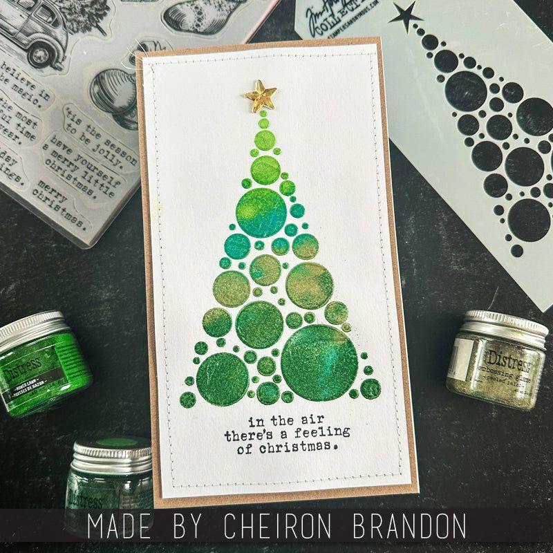 Tim Holtz Layering Stencil Modern Tree  THS187 - 3