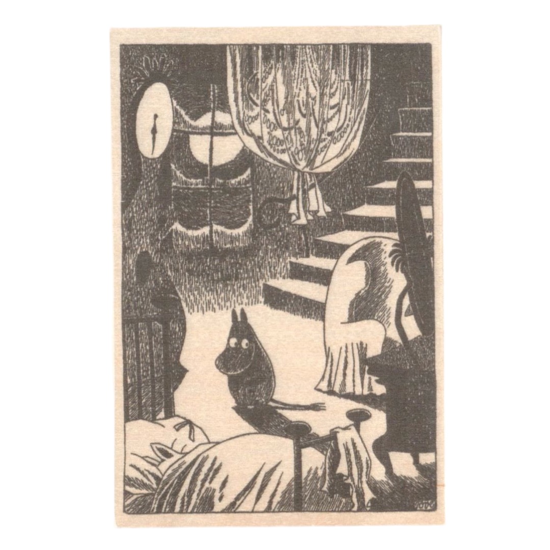 Moomin Wooden Card - Alone