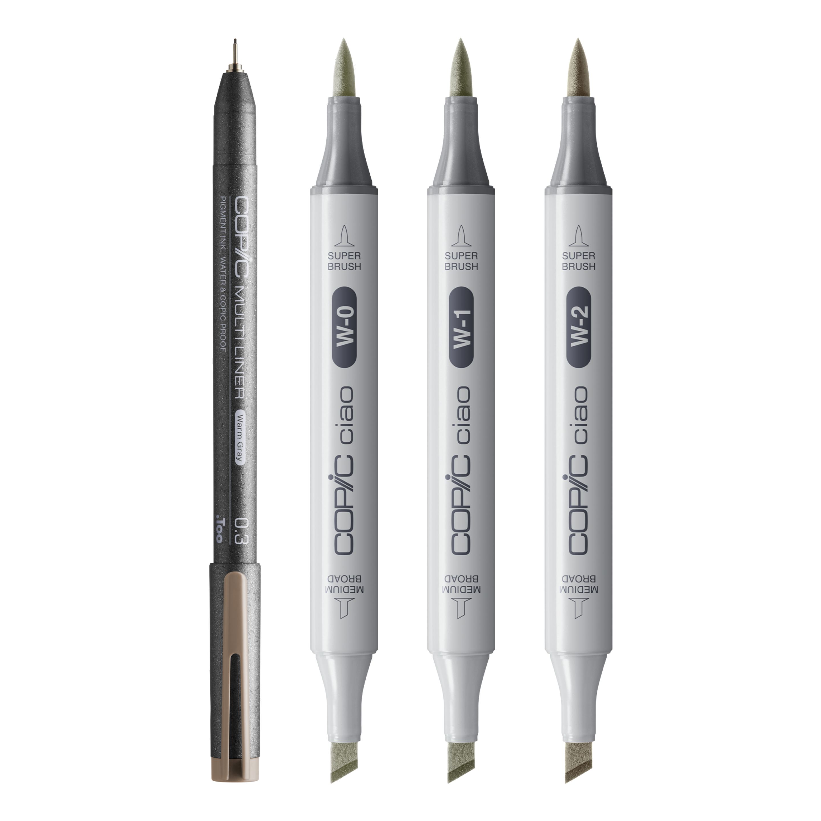 Copic Ciao "SHADE" Set, Light Warm Gray - 2
