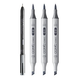 Copic Ciao "SHADE" Set, Light Cool Gray