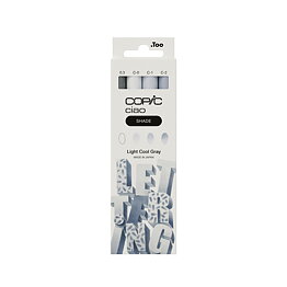 Copic Ciao "SHADE" Set, Light Cool Gray