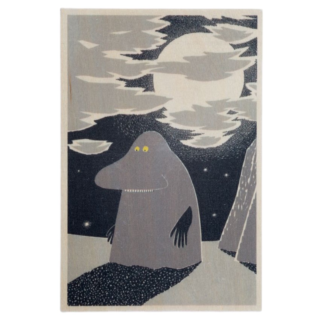 Mumin Träkort - Mårran i månskenet
