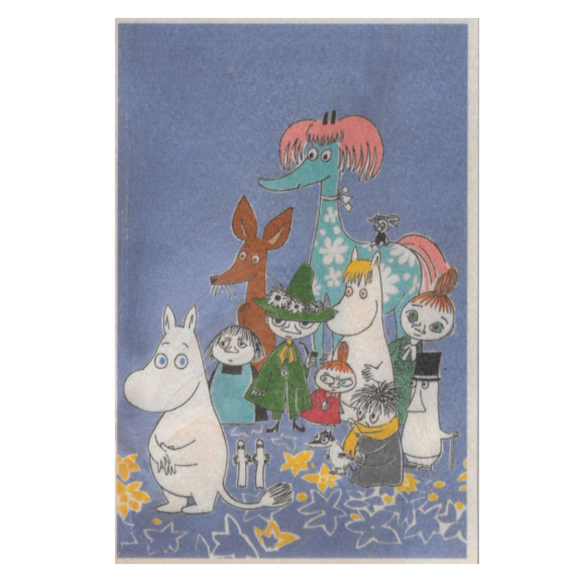 Mumin Träkort - Vänner