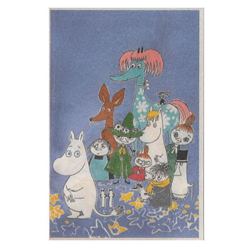 Moomin Wooden Card - Friends