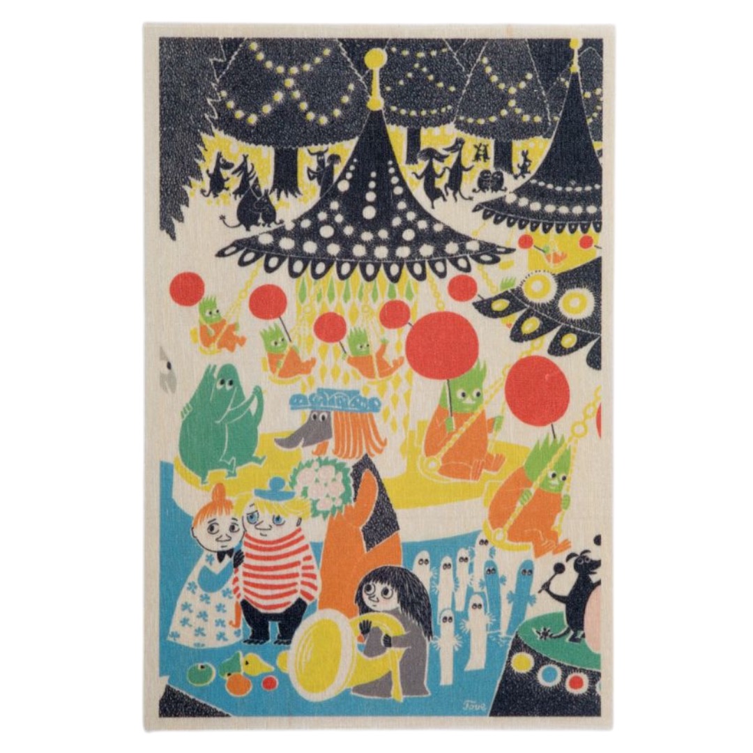 Moomin Wooden Card - Carousel