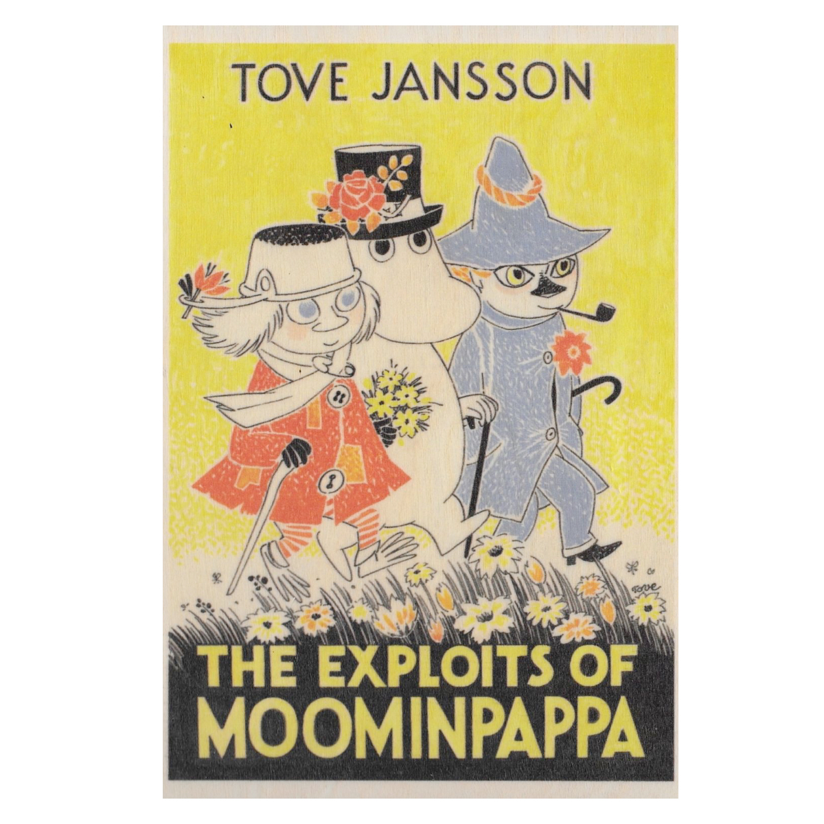 Moomin Wooden Card - The Exploits of Moominpappa
