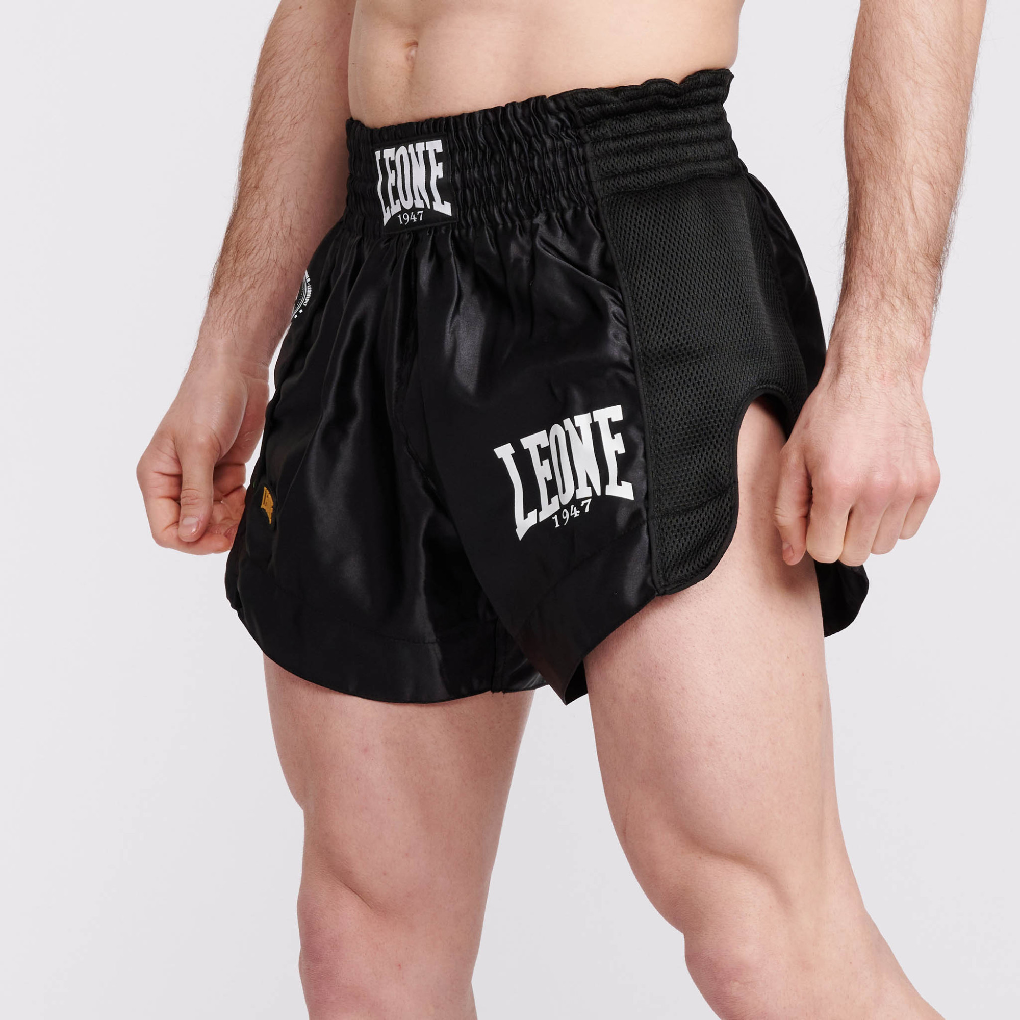 Leone Combat Thaishorts FLAG Svart - 3